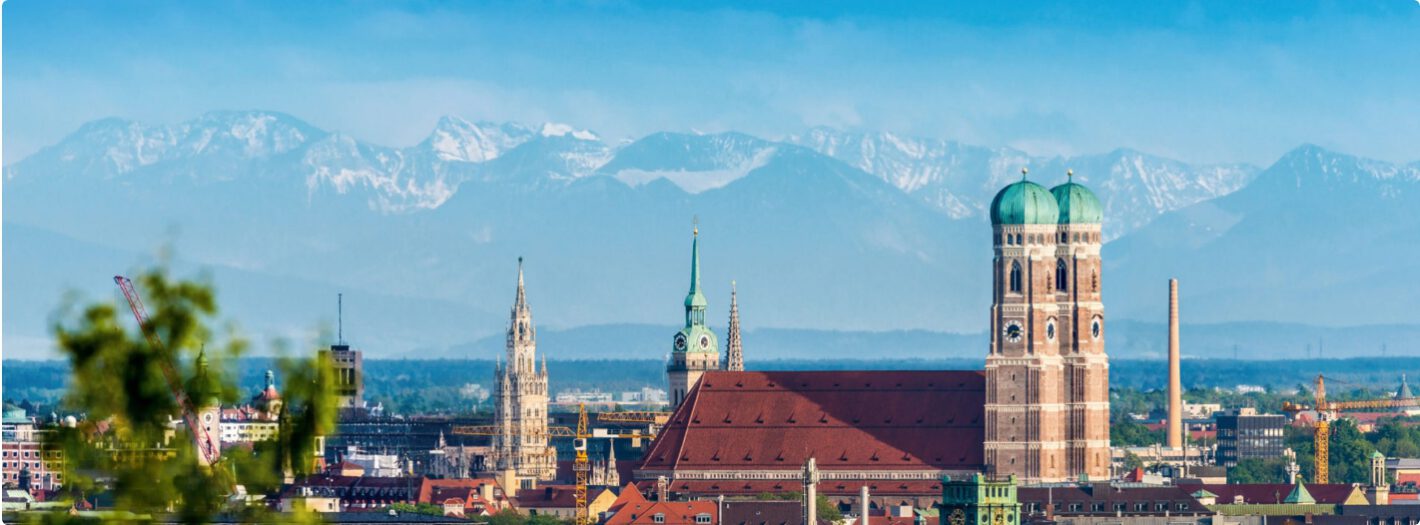 Ein Bild der Münchner Skyline